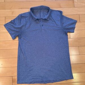 Lululemon Men’s Blue Polo Size L